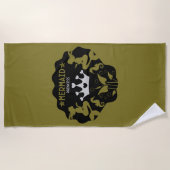 Girl Mermaid Princess Strandtuch (Vorderseite)