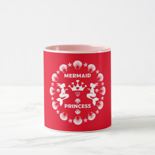 Girl Mermaid Princess Tasse