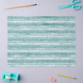 Girl Mint Glitzer Glam Stripes Geburtstag Seidenpapier (Basteln)