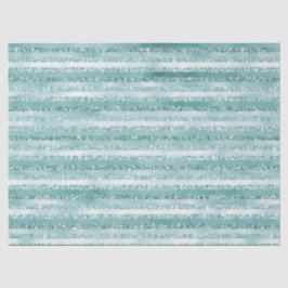 Girl Mint Glitzer Glam Stripes Geburtstag Seidenpapier
