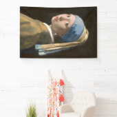 Girl mit Perl Earring-Johannes Vermeer Art Banner (InSitu)