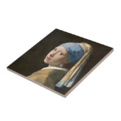 Girl mit Perl Earring-Johannes Vermeer Art Fliese (Seite)
