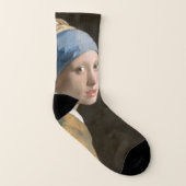 Girl mit Perl Earring-Johannes Vermeer Art Socken (Rechts - Außen)