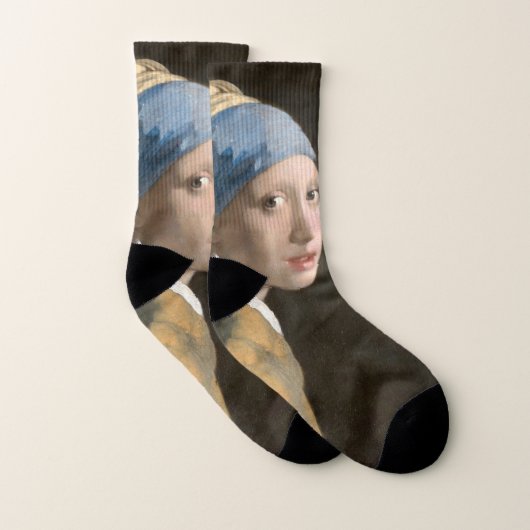 Girl mit Perl Earring-Johannes Vermeer Art Socken (Paar)
