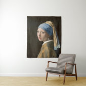 Girl mit Perl Earring-Johannes Vermeer Art Wandteppich (Beispiel)