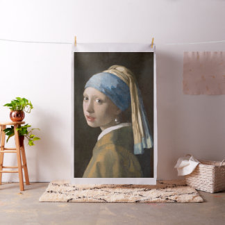 Girl mit Perl Earring-Johannes Vermeer Stoff