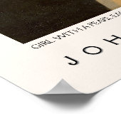 Girl mit Perlenohrring Johannes Vermeer-Museum Poster (Ecke)