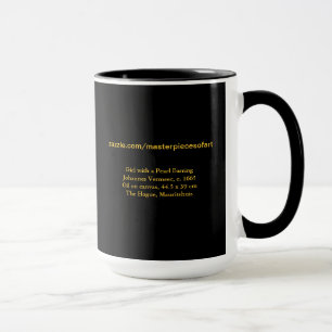 Girl mit Perlmutt Vermeer Fine Art Tasse