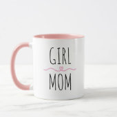Girl Mom Custom Names Sweet Gift for Mother Tasse (Links)