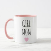 Girl Mom Custom Names Sweet Gift for Mother Tasse (Links)