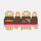 Girl Monkey Safari Chic Strickte Gastgeschenk Boxe Geschenkschachtel (Ungefaltet)