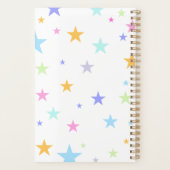 Girl Monogram Any Initial & Name Photo Planner Planer (Rückseite)