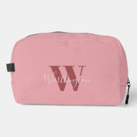 Girl Monogramm und Name Rosa rot