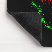 Girl Mouse Christmas Design Mousepad (Ecke)