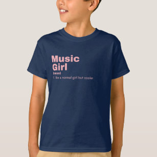  Girl - Musik T-Shirt