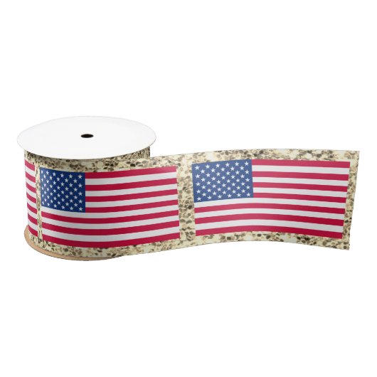Girl Niedlich Fun Glitzer Patriotic American USA F Satinband (Spule)