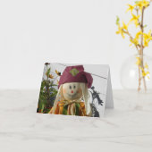 Girl-Note-Karte Karte (Gelbe Blume)