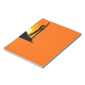 Girl Notepad Notizblock (Rotiert)