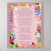 Girl of Goo Poem Candy Vermisst Teeth Dentist Poster (Vorne)