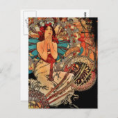 Girl of Monte Carlo Postkarte (Vorne/Hinten)