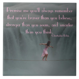 GIRL ON A TIGHTROPE TILE FLIESE