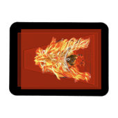 Girl on Fire Magnet (Horizontal)