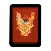 Girl on Fire Magnet (Vertikal)