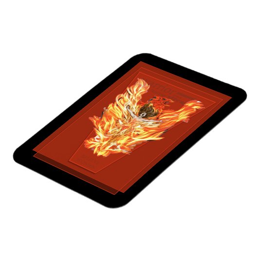 Girl on Fire Magnet (Linke Seite)