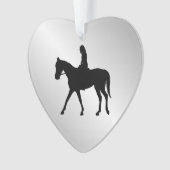 Girl on Horse Welcome Ornament (Vorderseite)
