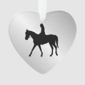 Girl on Horse Welcome Ornament (Vorderseite)