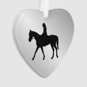 Girl on Horse Welcome Ornament (Vorderseite)