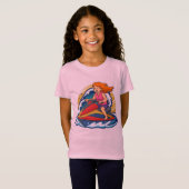 Girl on Jet Ski Adventure Design  T-Shirt (Vorne ganz)