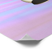 Girl on Pony Magical Fantasy Poster (Ecke)