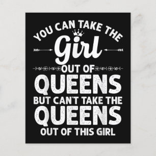 Girl Out QUEENS NY NEW YORK Gift Funny Zuhause Roo