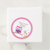 Girl Owl Pink Adorable Whimiscal Design Geschenkanhänger (Beispiel)