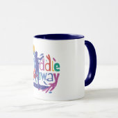 Girl Paddle Away Tasse (VorderseiteRechts)