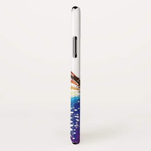 Girl Paint Splashed Realtime Case-Mate iPhone Hülle (Hinten/Rechts)