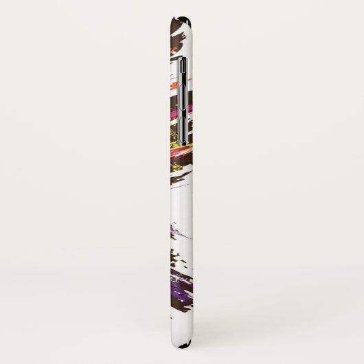 Girl Paint Splashed Realtime Case-Mate iPhone Hülle (Hinten/Links)