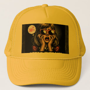 "Girl Panic Shopping: modische Cap Design" Truckerkappe
