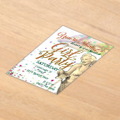 Girl Party Acrylic Invitation Acryleinladungen (Ablage )