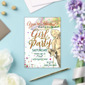 Girl Party Acrylic Invitation Acryleinladungen (In Situ (Hochzeit))
