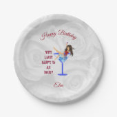 Girl-Party Pappteller (Vorderseite)