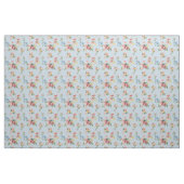Girl Pastel Floral individuell anpassbar - Blue Ba Stoff (Yard (91,4 cm))