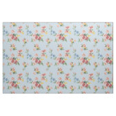 Girl Pastel Floral individuell anpassbar - Blue Ba Stoff (Fat Quarter (45,7 x 55,9 cm))