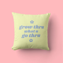 Girl Pastel Yellow Niedlich Retro Growth Slogan