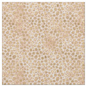 Girl Peach Pink Gold Glam Leopard Print Stoff (Nahaufnahme)