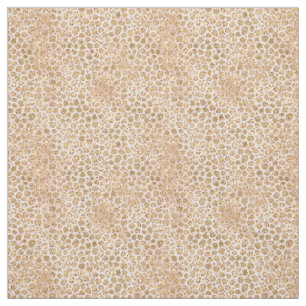 Girl Peach Pink Gold Glam Leopard Print Stoff
