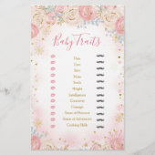 Girl Penguin Winter Snowflake Baby Tracks (Vorderseite)