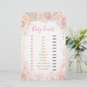 Girl Penguin Winter Snowflake Baby Tracks (Stehend Vorderseite)