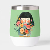 Girl & Perfumed Blume (Rückseite)